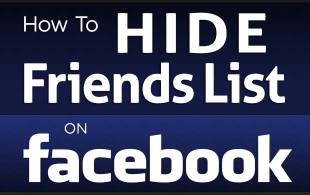hide friends on facebook
