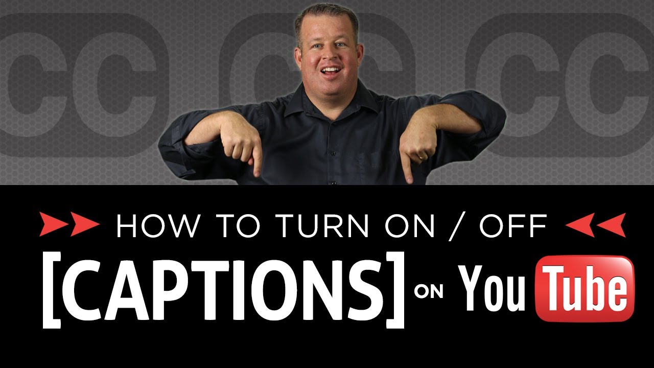 How to Turn on off Closed Captions and Subtitles on YouTube Videos