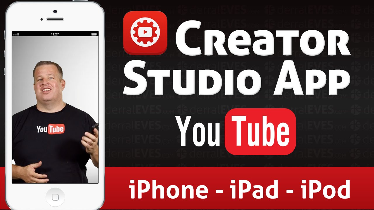 YouTube Creator Studio App for iOS - iPod iPad iPhone